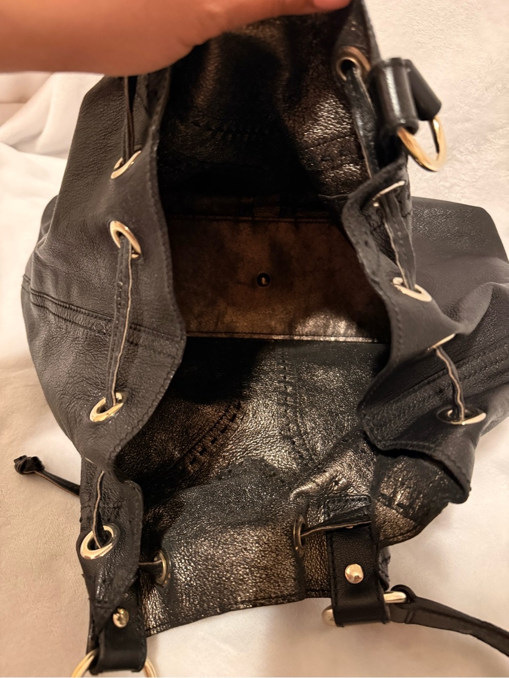 Yves Saint Laurent (YSL) Reversible Double Sac Y Tote - Picture 15 of 16